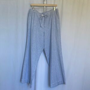 Talbots Blue Wide Leg Pants